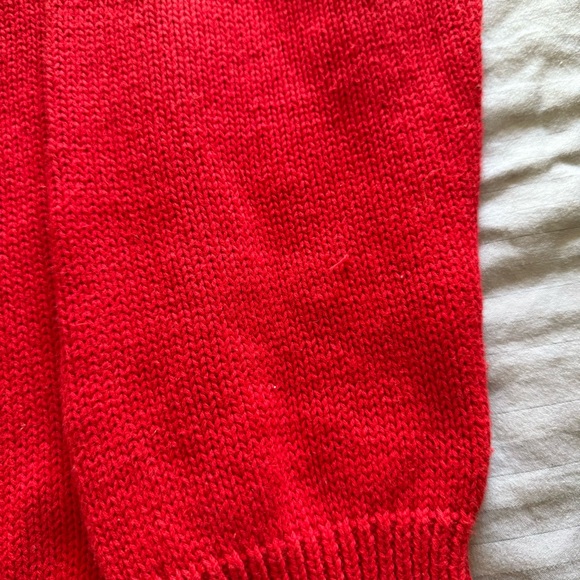 Chaps Men’s Red Quarter-Zip Cotton Sweater Size XXL - Picture 3 of 7